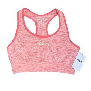 Hurley cross back sports bra